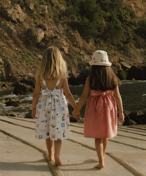 AVA DRESS IN SIRENA PRINT