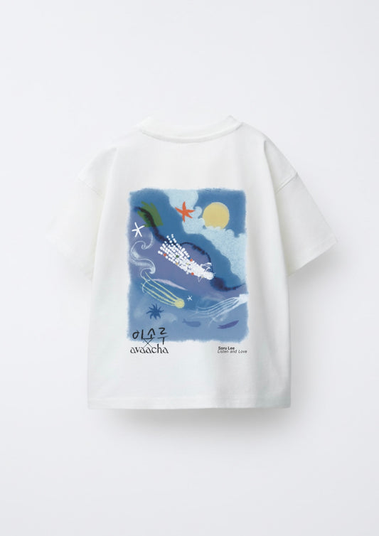 LISTEN & LOVE T-SHIRT / AVAACHA X SORU LEE