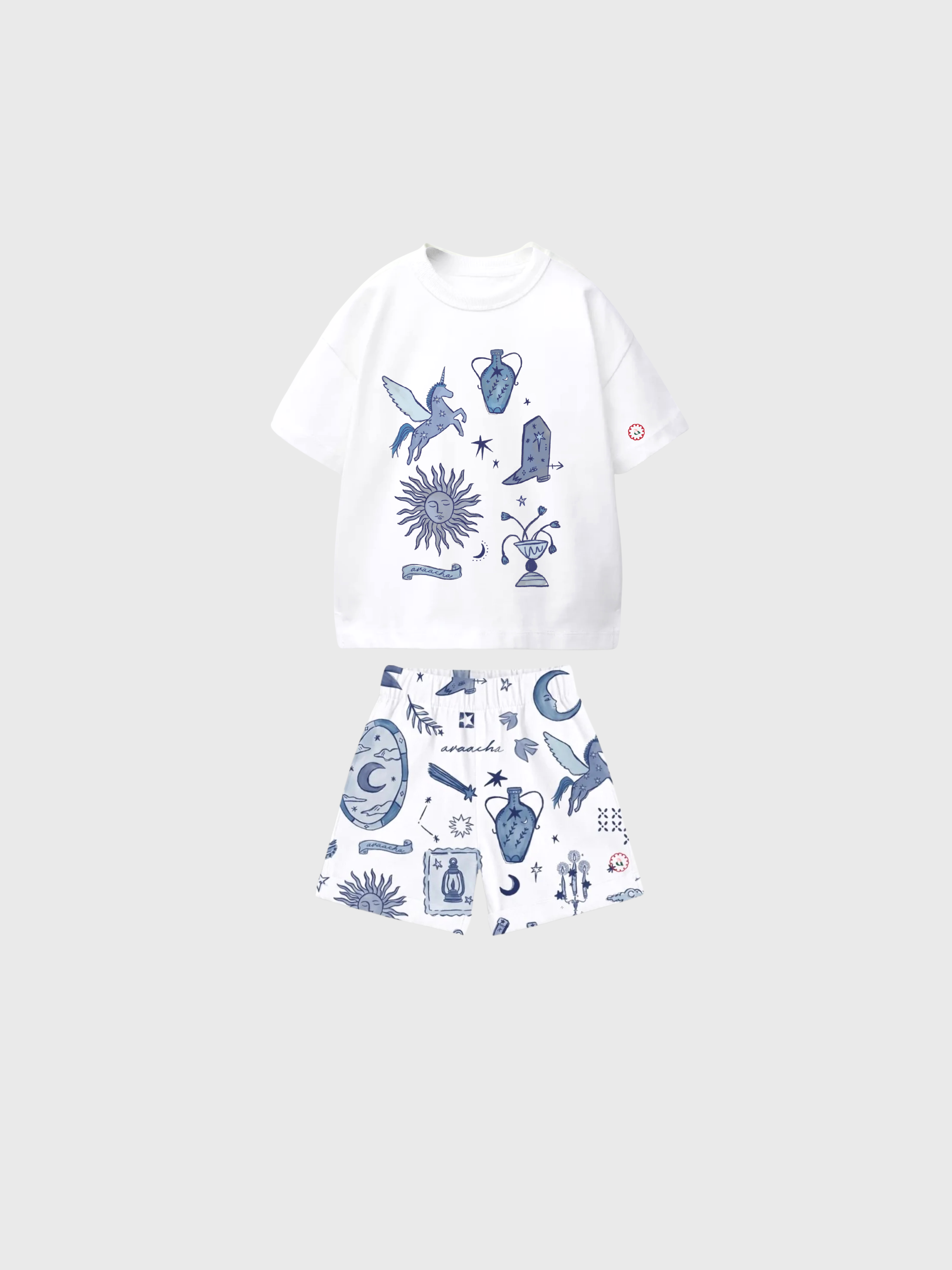 CELESTIAL SHIRT & SHORTS SET