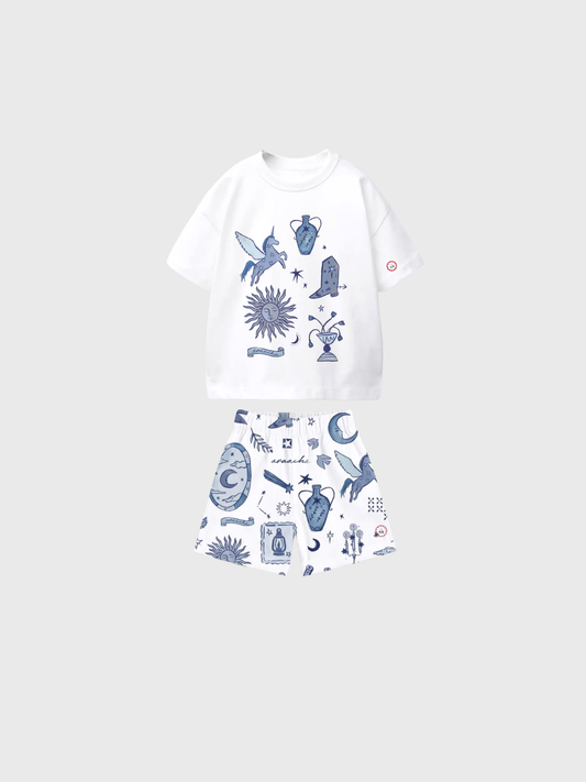 CELESTIAL SHIRT & SHORTS SET