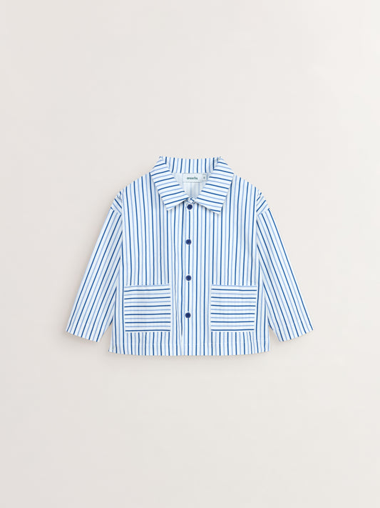 Kai Shacket in Sea Stripes Print