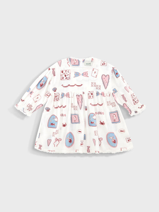 LARA DRESS IN MAREA PRINT