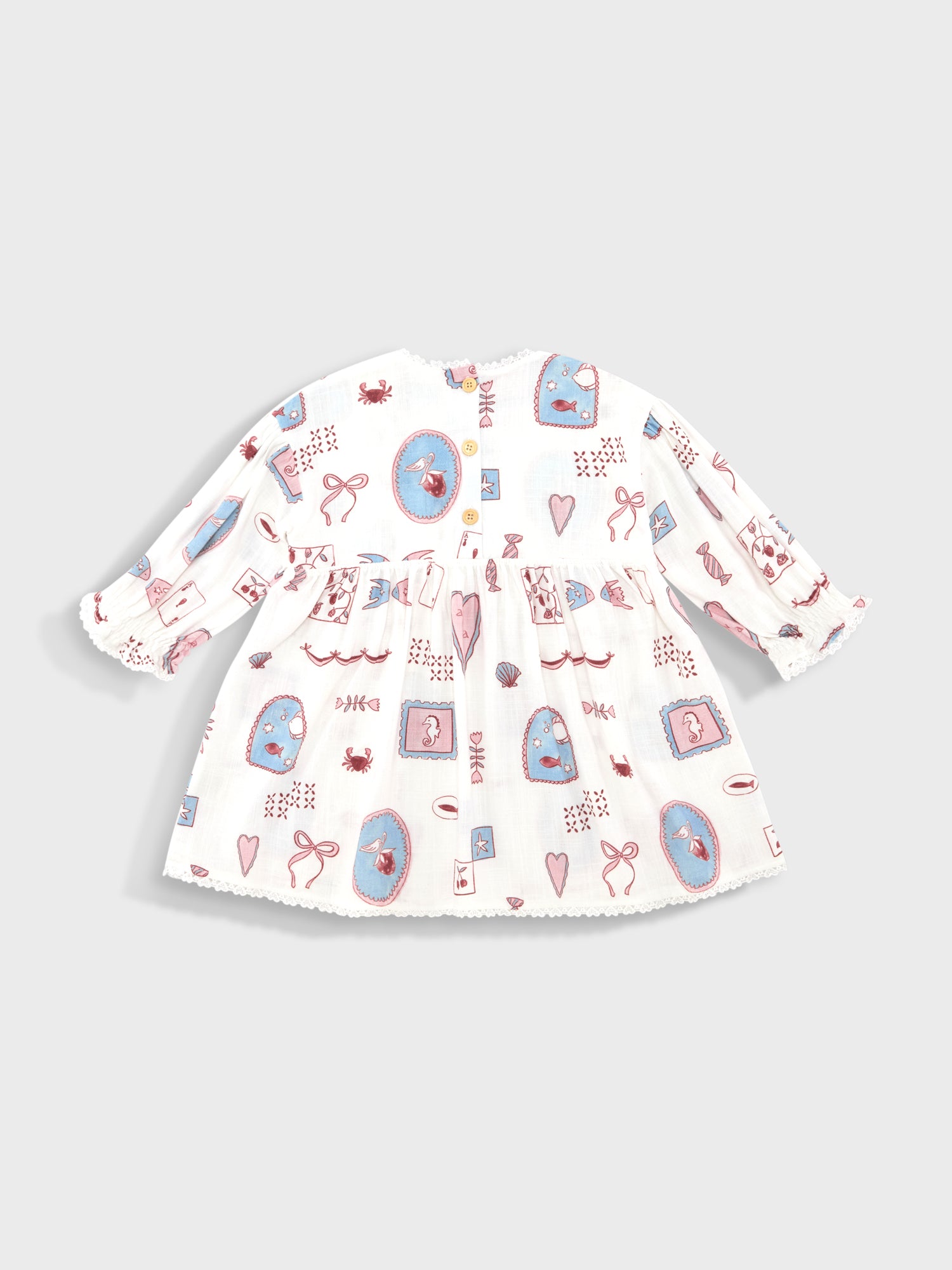 LARA DRESS IN MAREA PRINT