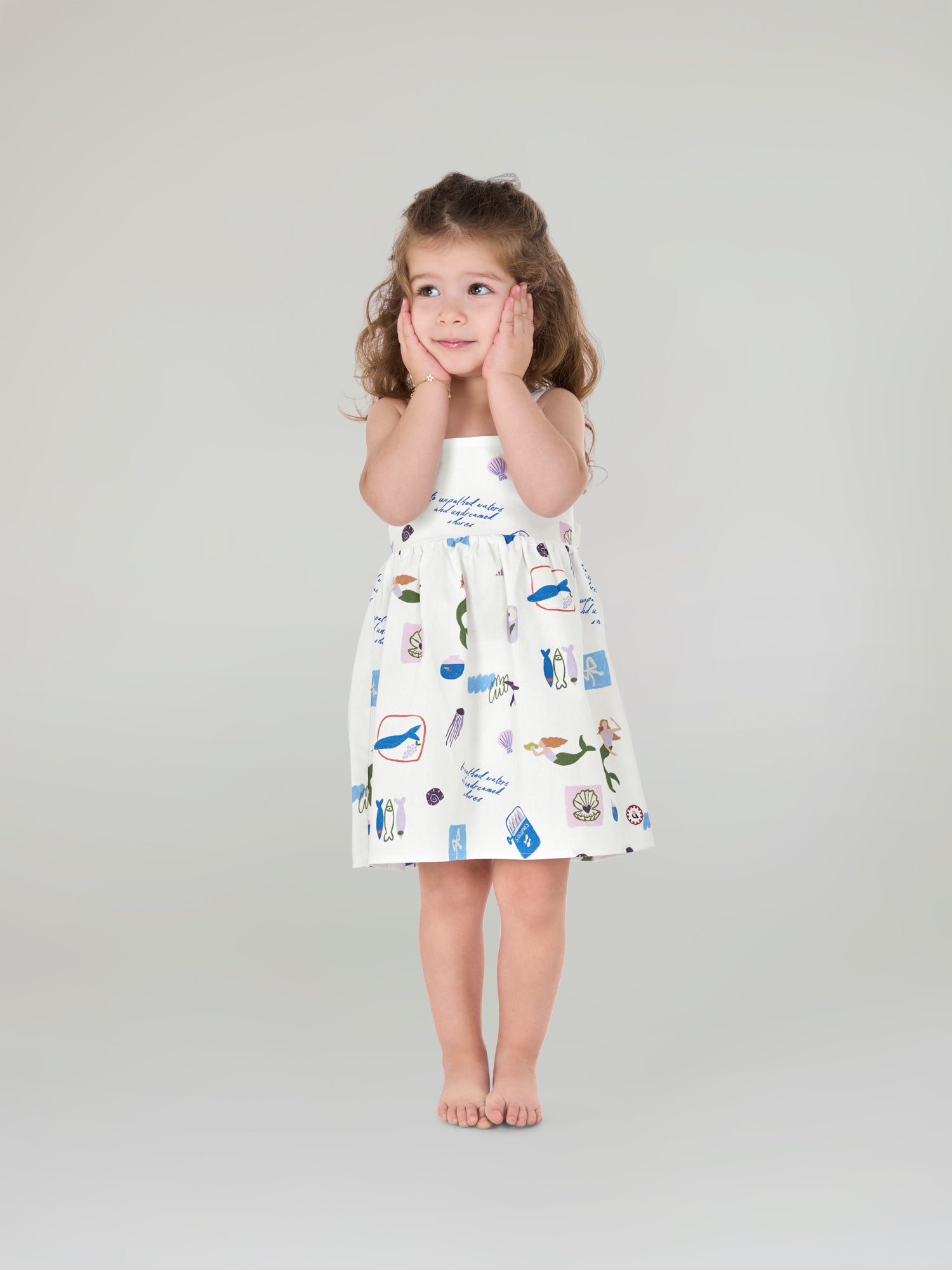 AVA DRESS IN SIRENA PRINT