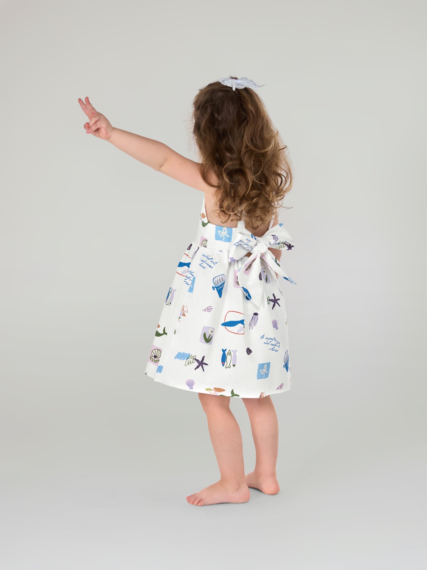 AVA DRESS IN SIRENA PRINT