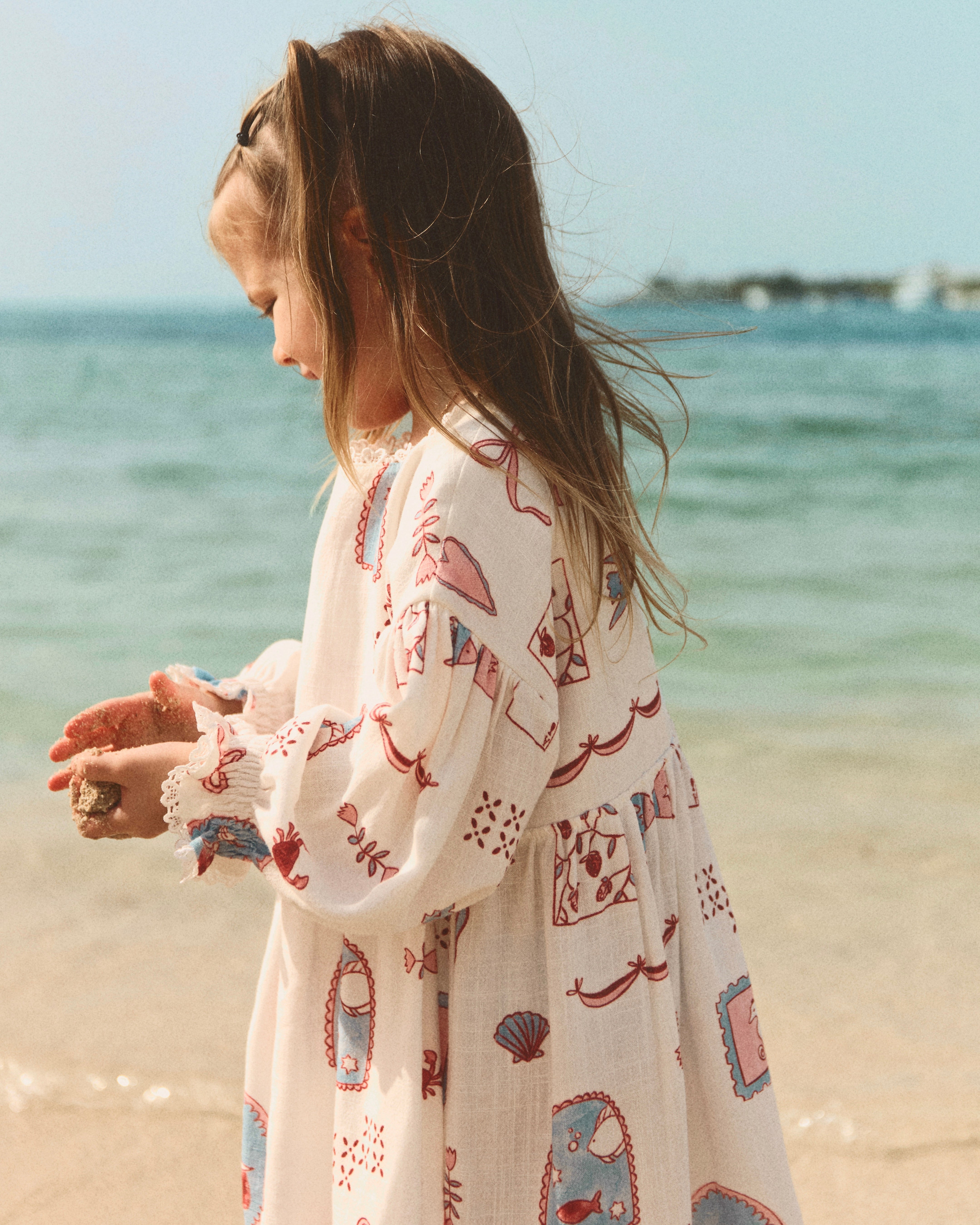 LARA DRESS IN MAREA PRINT