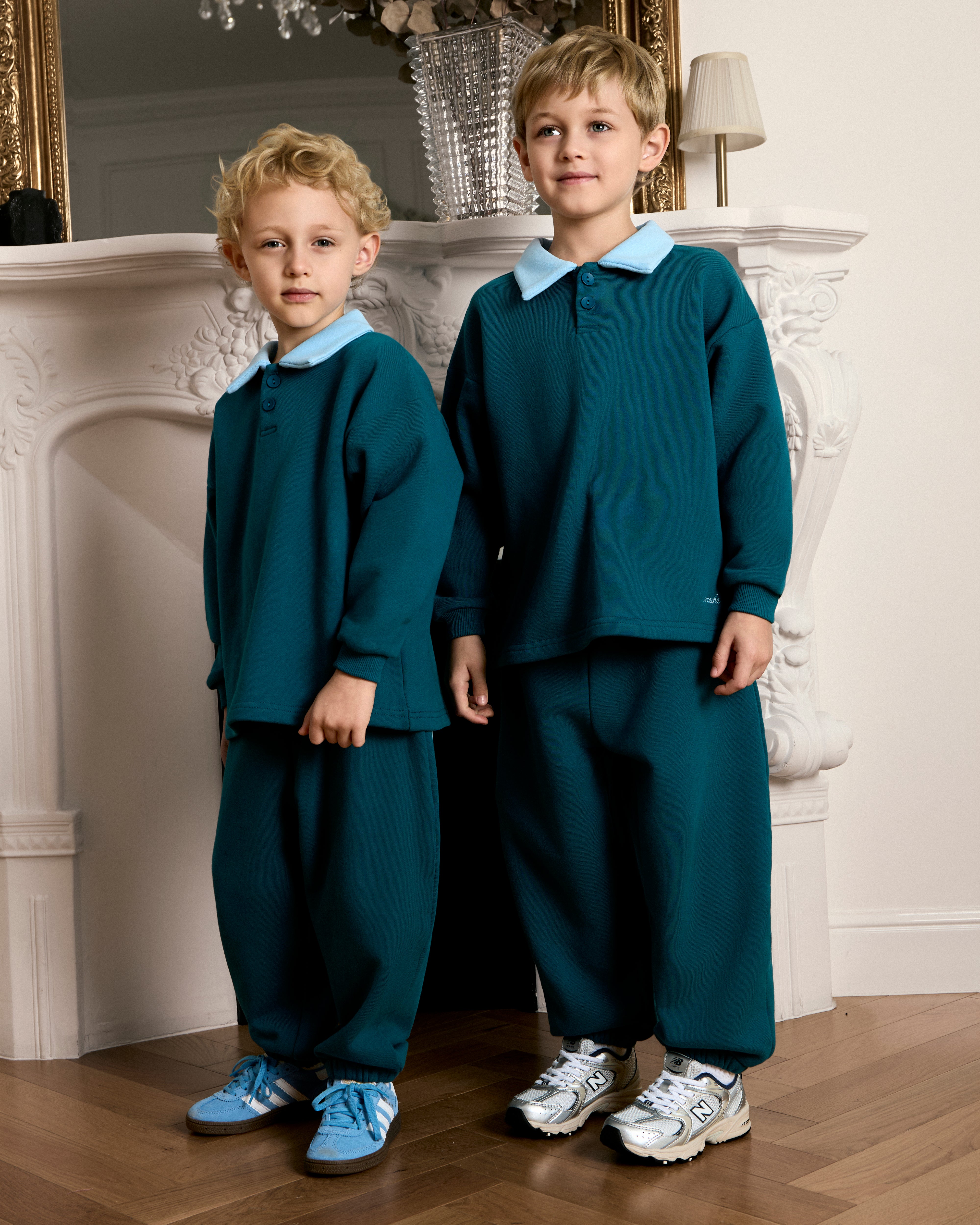 Leo Tracksuit in Teal Pop