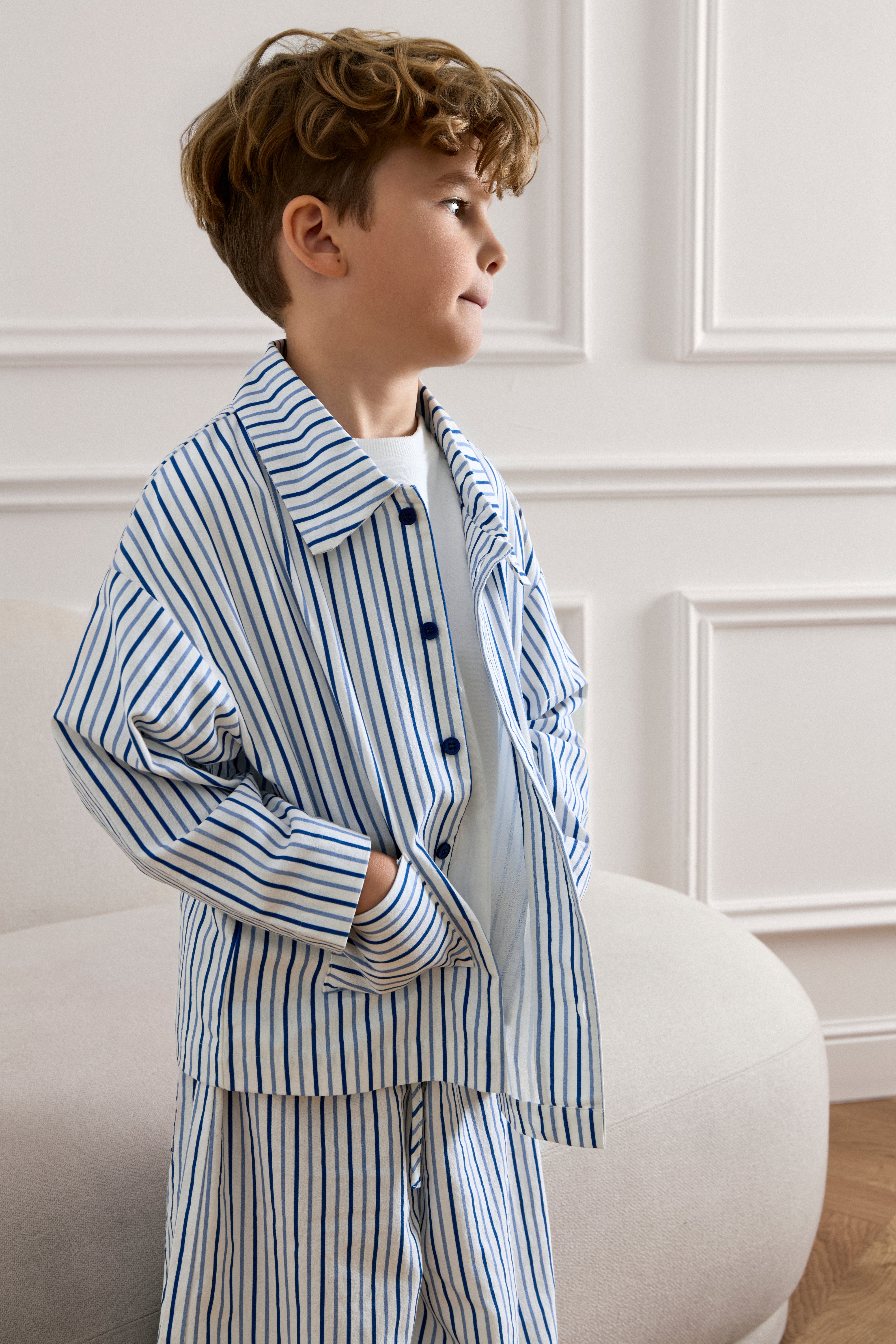 Kai Set in Sea Stripes Print