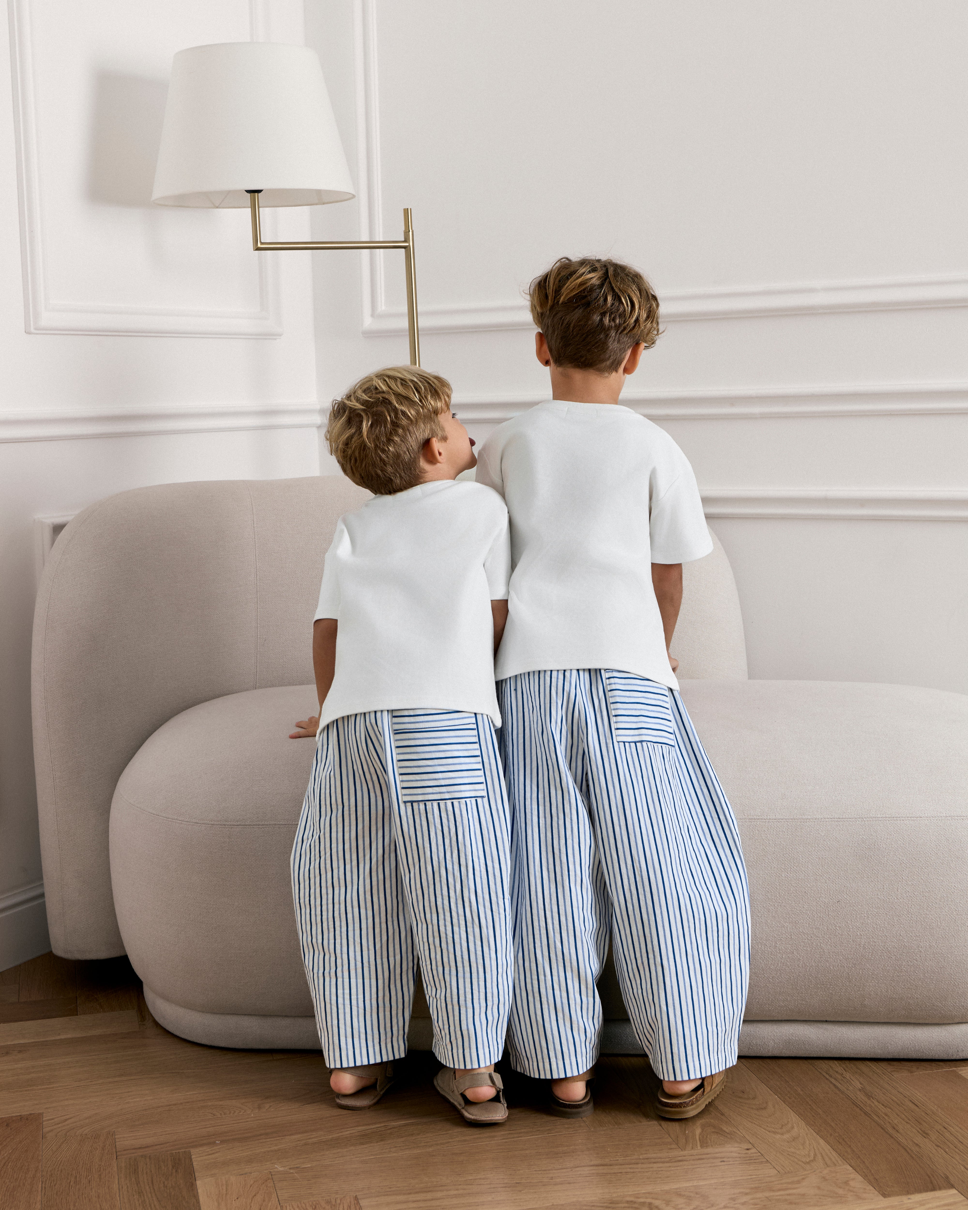 Kai Pants in Sea Stripes Print