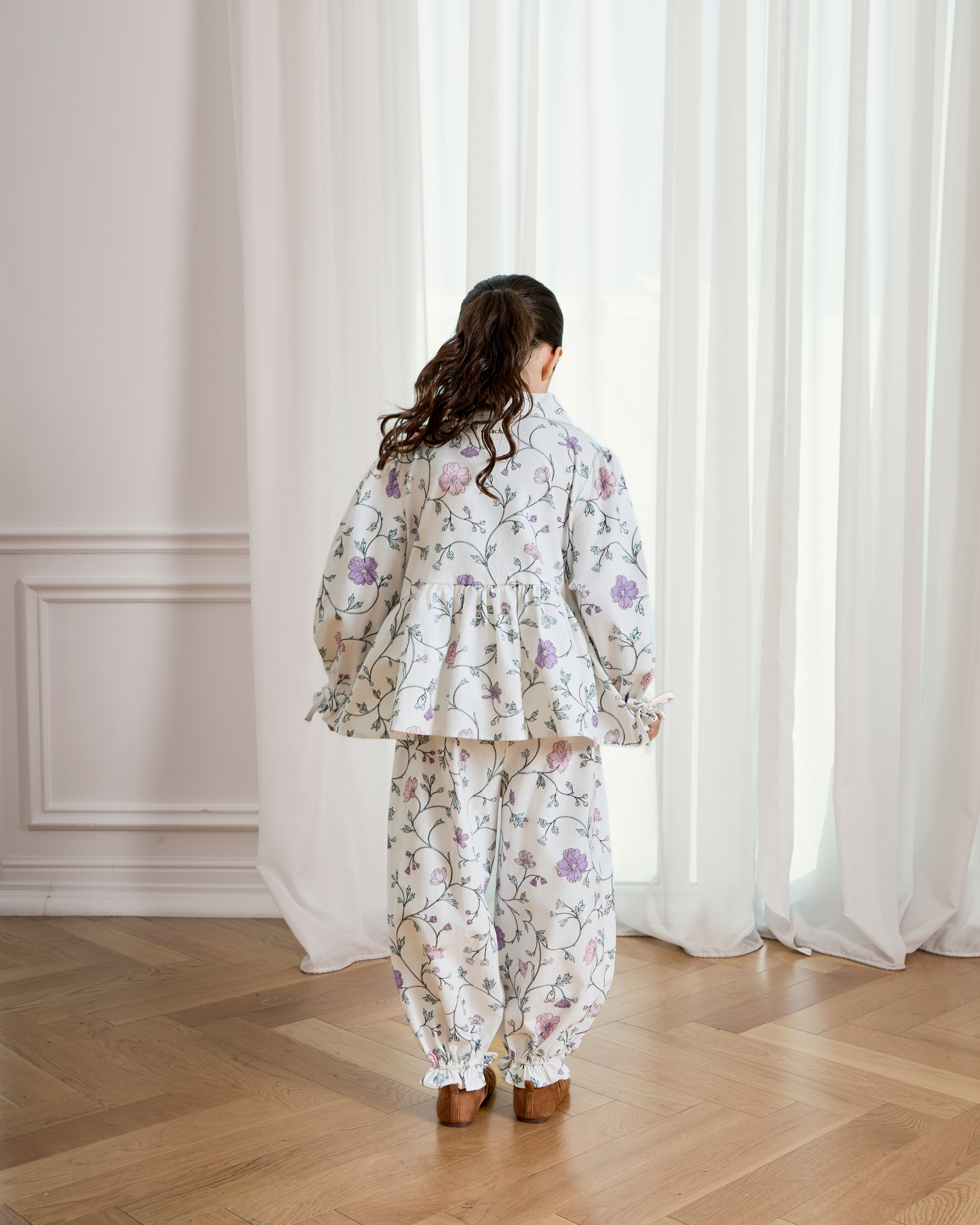 Aya Pants in Bloom Print