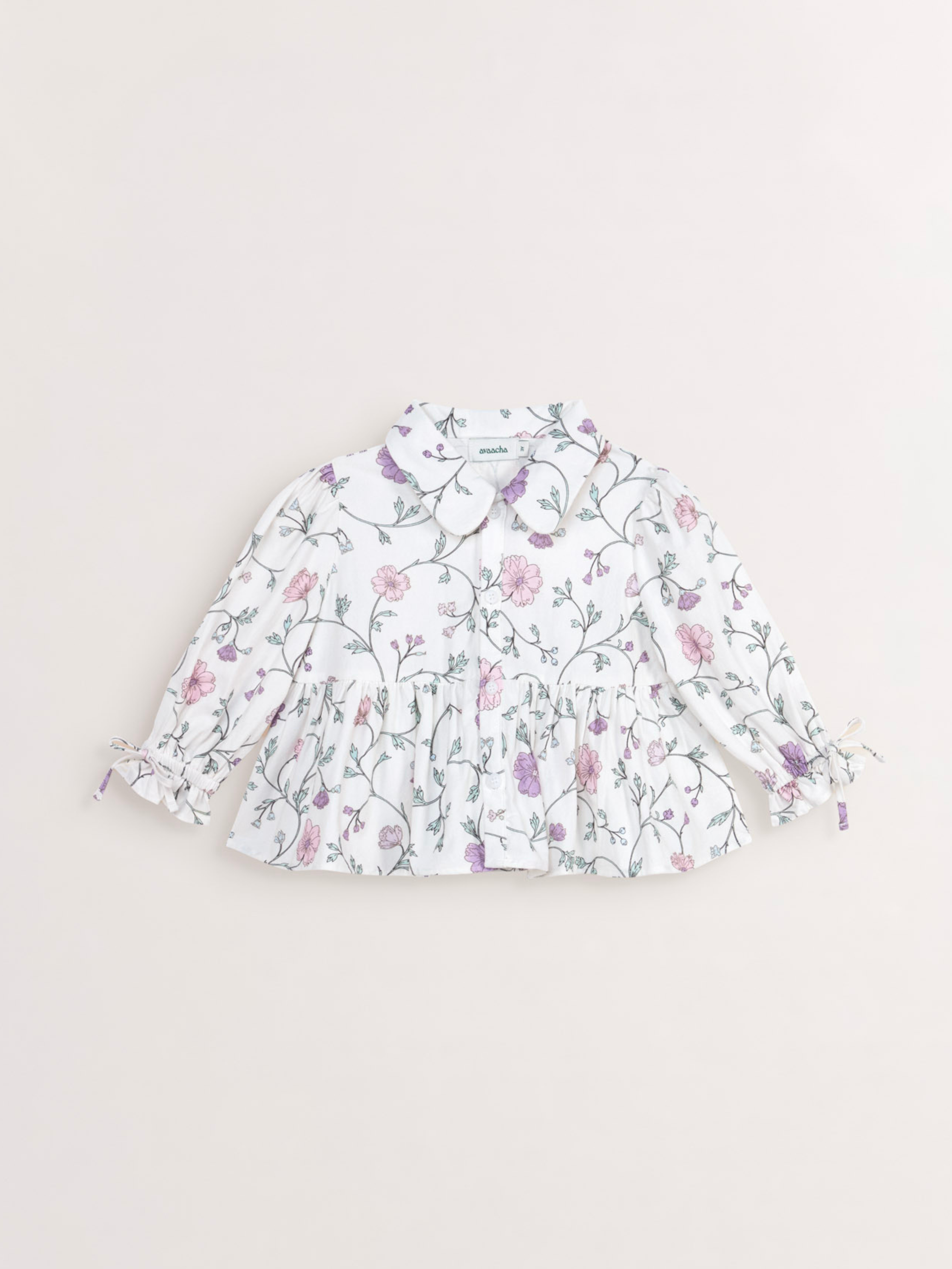 Aya Top in Bloom Print