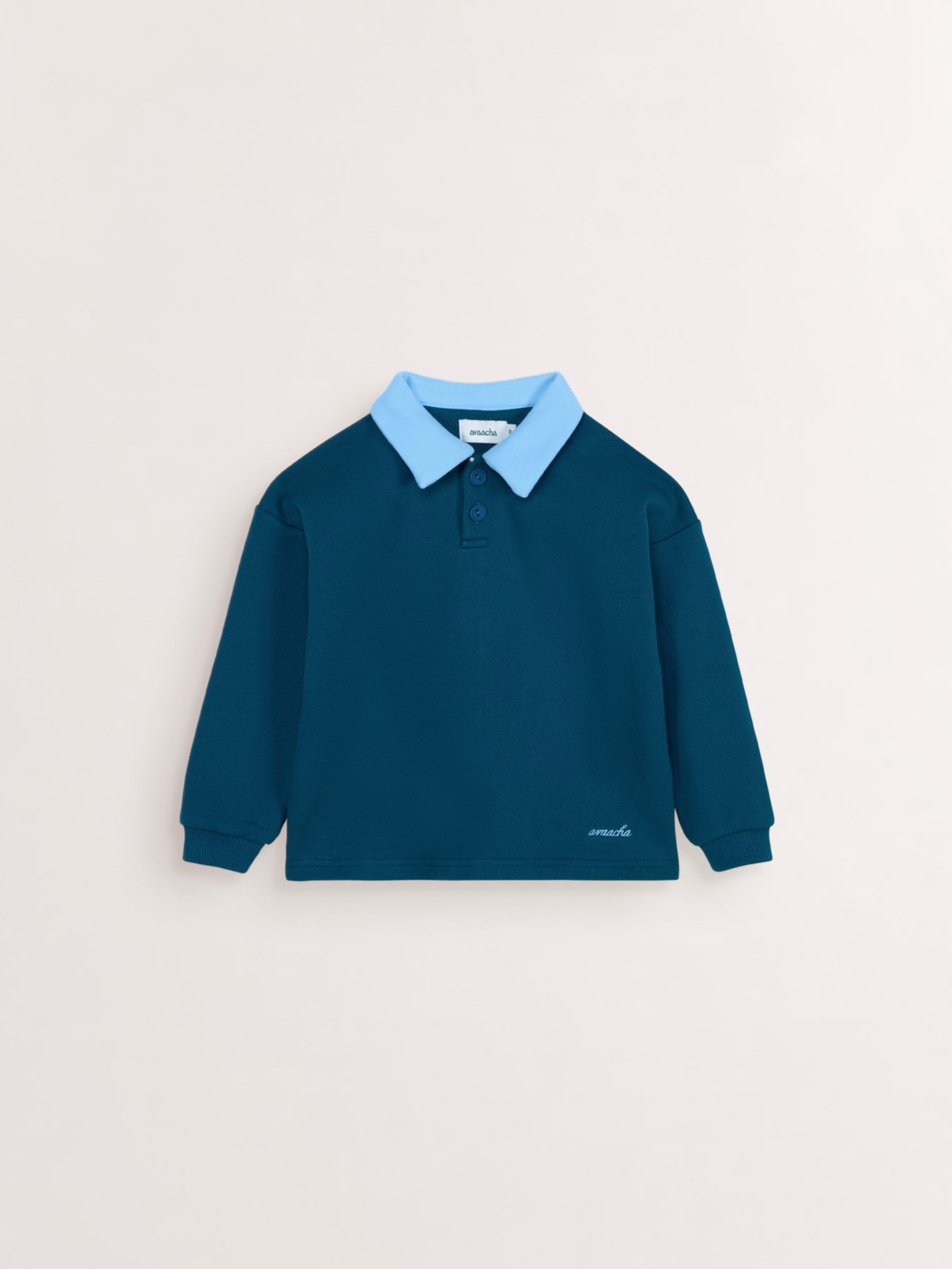 Leo Sweatshirt in Teal Pop